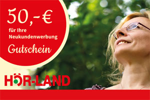 50,00 EURO Gutschein für Neukundenwerbung